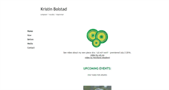 Desktop Screenshot of kristinbolstad.com